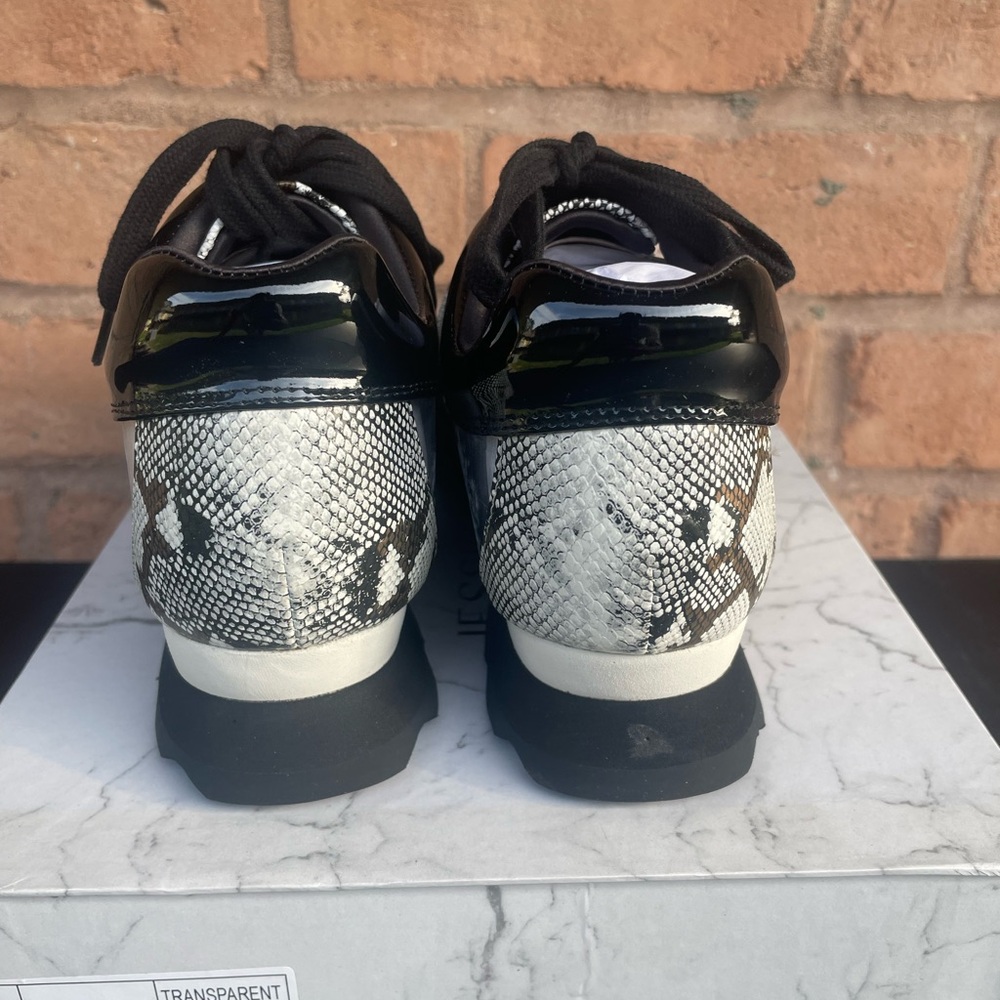 Jessica Rich Women's Sneakers Transparent Snake Gold New Size 39EU/9US - Picture 4 of 8